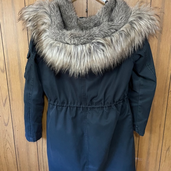 ASOS black anorak coat - Picture 3 of 3